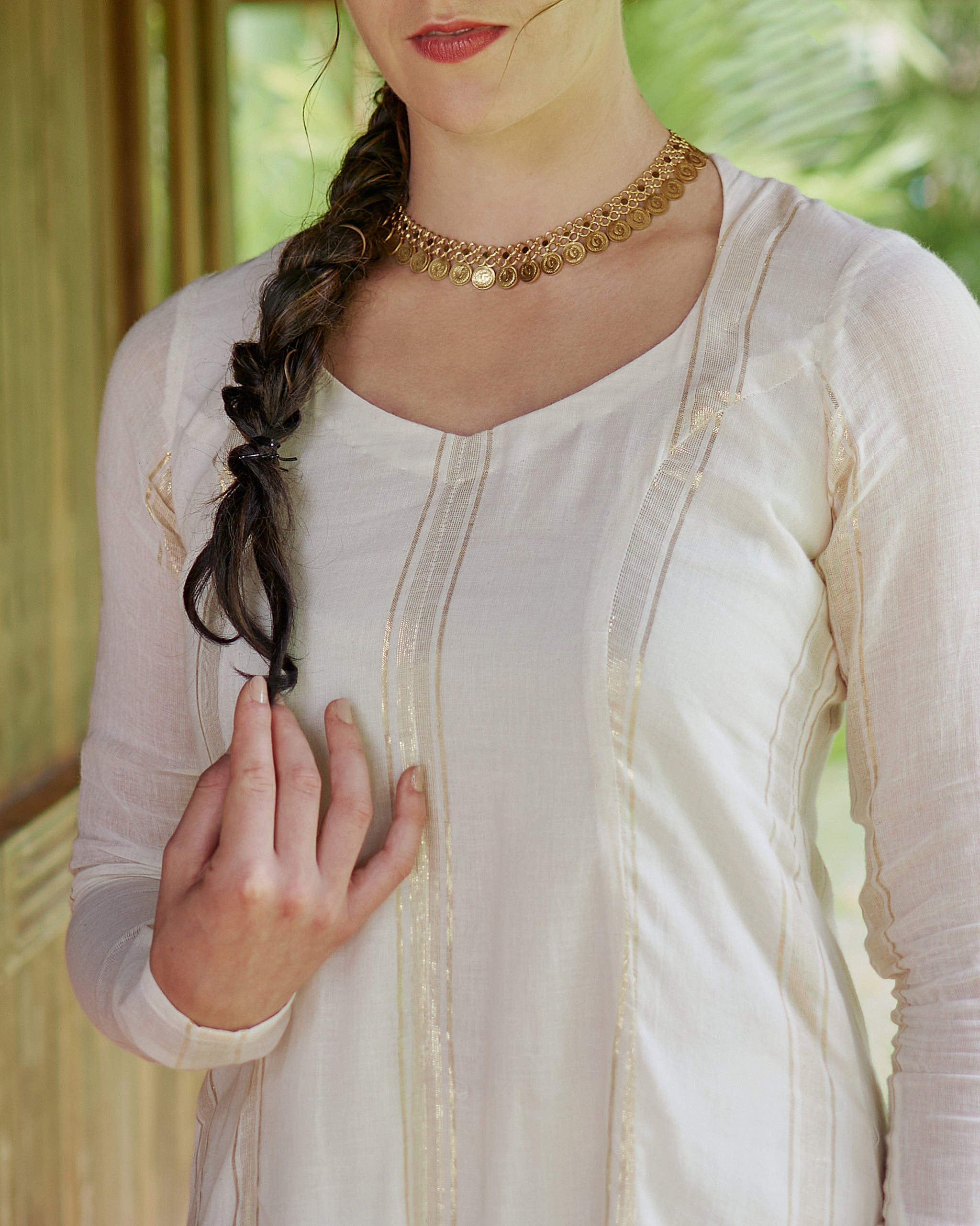 Off White Anarkali